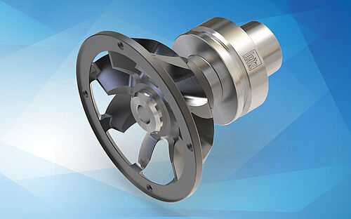 Leitz DFC®-Turbine auf ThermoGrip® Schrumpfspannfutter